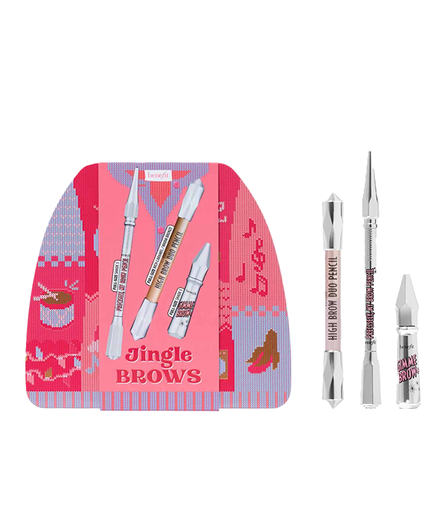 Jingle Brows Full-size brow volumizing gel, brow defining pencil